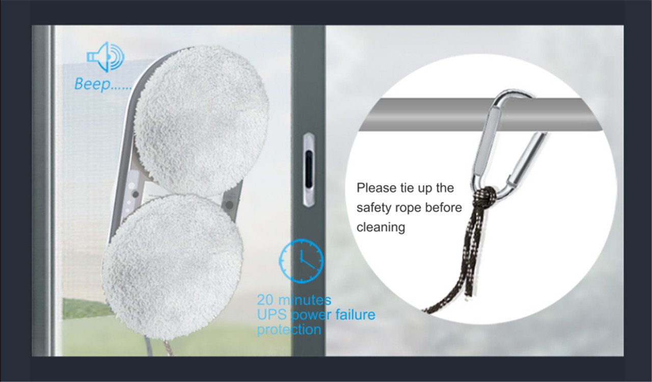 Panavox HCR-06 窓掃除ロボット 窓掃除機 ガラス窓掃除 自動ロボット 多面用 (12)