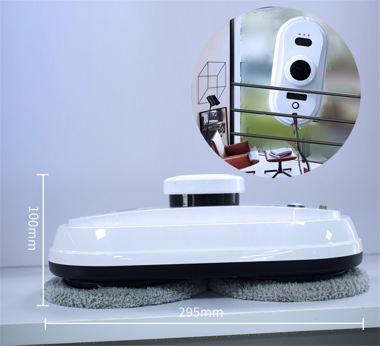 Panavox HCR-08 Limpiador automático de vidrios Aspiradoras robóticas Robot de limpieza de ventanas para ventanas de gran altura (10)